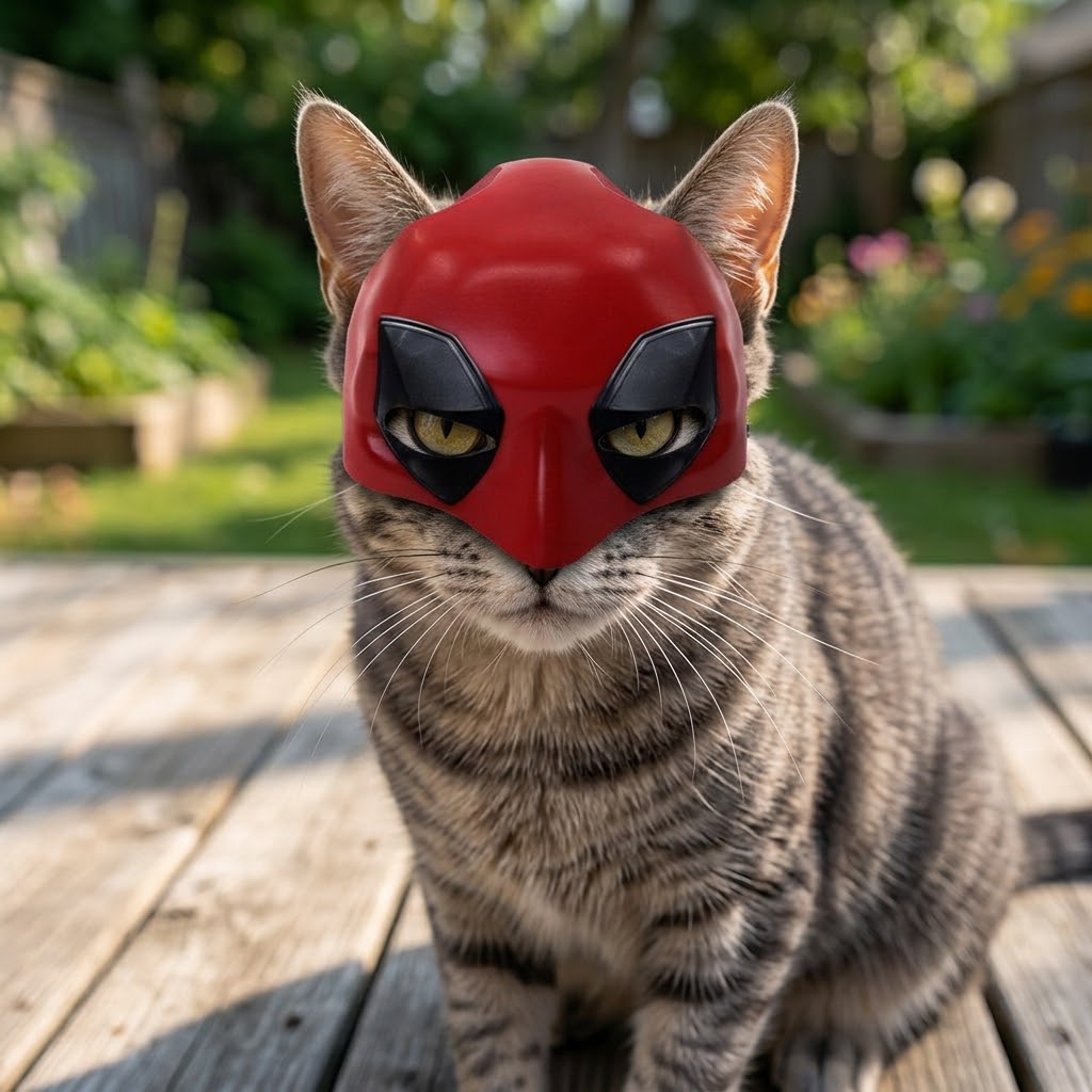 Deadpool Cat Mask